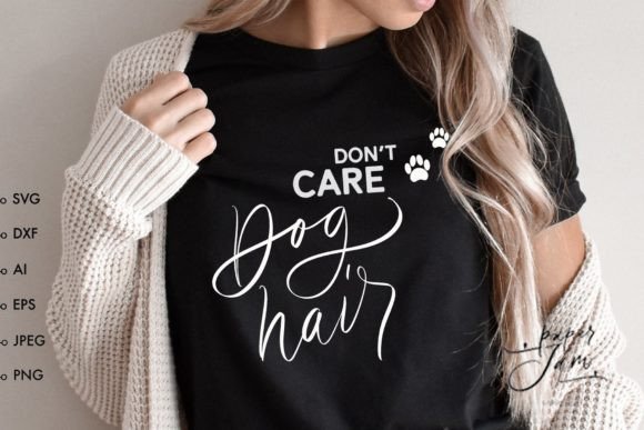 Dont Care Dog Hair SVG: A Designer's Review