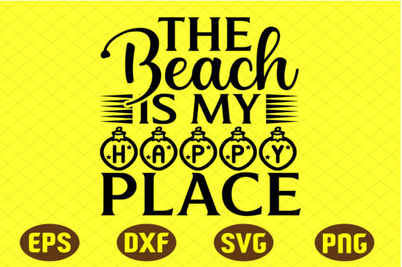 The Beach is My Happy Place Svg Design Review